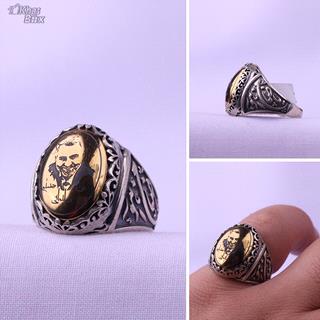 انگشتر حدید صینی نقش سردار سلیمانی