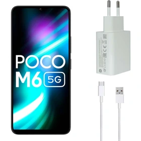 فست شارژر اصلی گوشی شیائومی Xiaomi Poco M6 4G همراه با کابل Type-c 