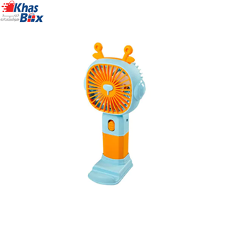 پنکه دستی شارژی دارای استند موبایل مدل HK59 