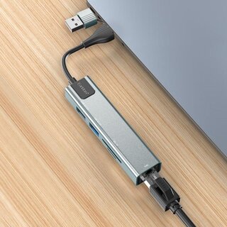 هاب پنج پورت USB /Type-C ارلدام مدل ET-HUB24