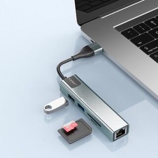 هاب پنج پورت USB /Type-C ارلدام مدل ET-HUB24