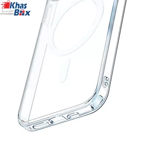 قاب شفاف مگ سیف اپل مدل iPhone 17 ProMax Clear Case with MagSafe
