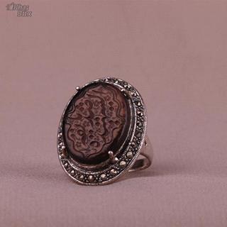 انگشتر کوارتز زنانه خطی 