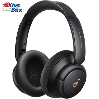 هدفون بلوتوثی انکر مدل SoundCore Life Q30 با نویز کنسلینگ فعال (ANC)، درگاه شارژ USB Type-C، دارای میکروفون دوگانه با حذ