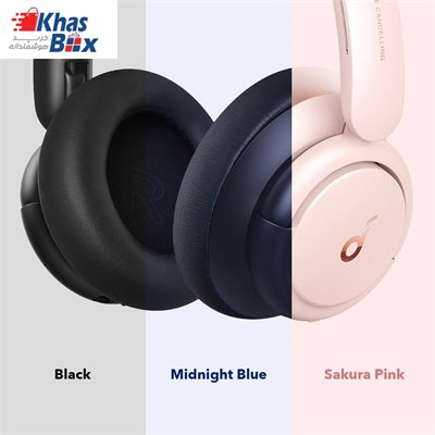 هدفون بلوتوثی انکر مدل SoundCore Life Q30 با نویز کنسلینگ فعال (ANC)، درگاه شارژ USB Type-C، دارای میکروفون دوگانه با حذ
