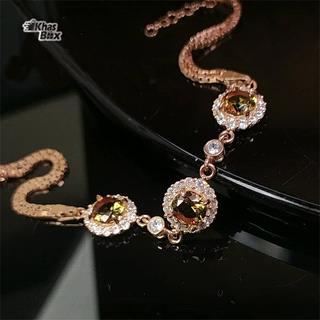 دستبند الکساندریت زنانه نقره