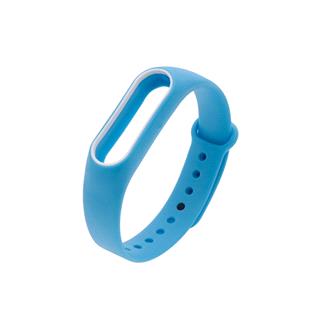 بند سیلیکونی خط دار Mi Band 2 رنگ آبی