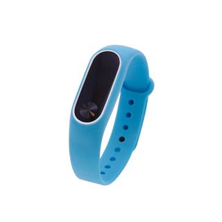 بند سیلیکونی خط دار Mi Band 2 رنگ آبی