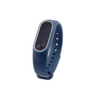 بند سیلیکونی خط دار Mi Band 2 رنگ سرمه ای