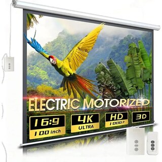 پرده نمایش پروژکتور موتوردار 100 اینچی