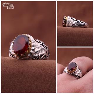 انگشتر مردانه گارنت اصل