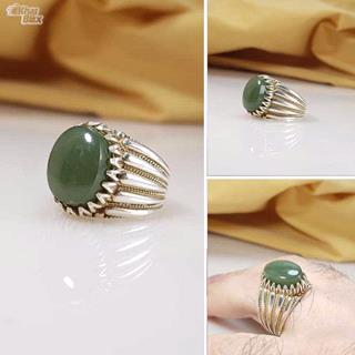 انگشتر مردانه یشم یمنی اصل