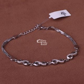 دستبند بینهایت نقره زنانه