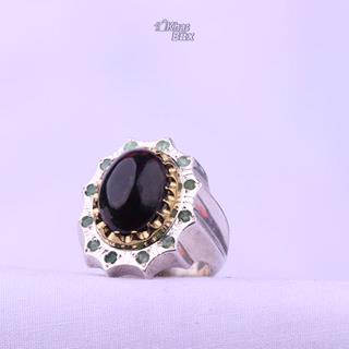 انگشتر اپال آتشین اصل مردانه