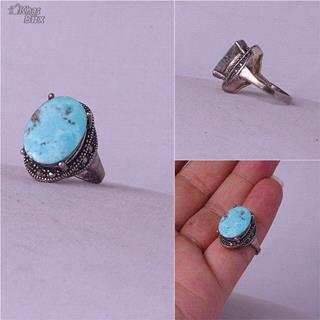 انگشتر زنانه فیروزه نیشابوری اصل طبیعی مردانه
