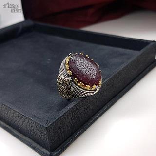 انگشتر نقره سندلوس خطی اصل مردانه