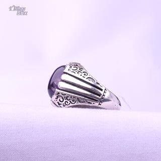 انگشتر نقره آماتیست خوشرنگ اصل مردانه