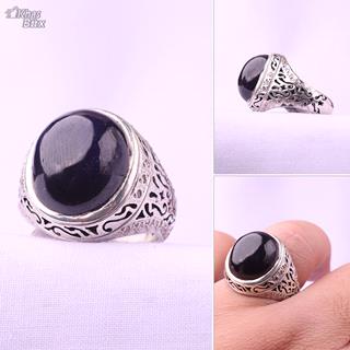 انگشتر مردانه یاقوت کبود آفریقایی اصل