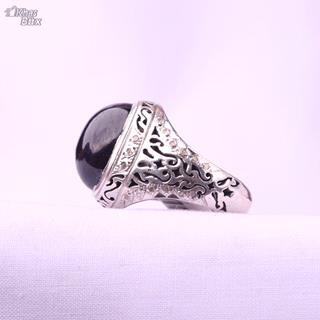 انگشتر مردانه یاقوت کبود آفریقایی اصل