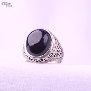 انگشتر مردانه یاقوت کبود آفریقایی اصل