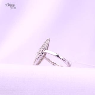 انگشتر نقره رادیوم زنانه