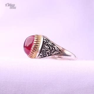 انگشتر مردانه یاقوت استار