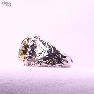 انگشتر مردانه زبرجد اصل دستساز