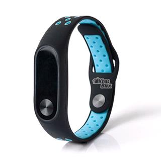 بند سیلیکونی طرح نایکی Mi Band 2 رنگ آبی