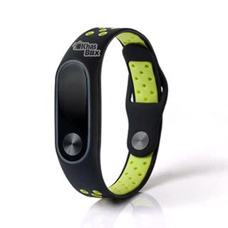 بند سیلیکونی طرح نایکی Mi Band 2 رنگ سبز