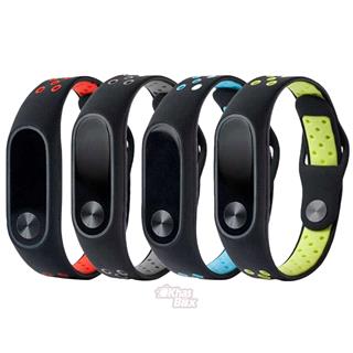 بند سیلیکونی طرح نایکی Mi Band 2 رنگ آبی