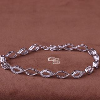 دستبند نقره رادیوم زنانه