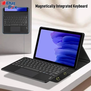 کاور کیبورد دار مگنتی تبلت سامسونگ Tab S6 Lite (P615/P610) با تاچ‌پد