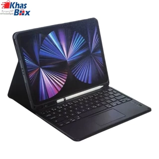 کاور کیبورد دار مگنتی تبلت سامسونگ Tab S6 Lite (P615/P610) با تاچ‌پد