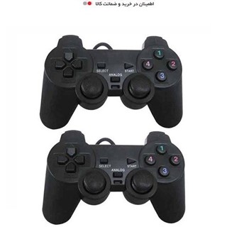 دسته بازی کامپیوتر مدل دو تایی شوکدار سیمی