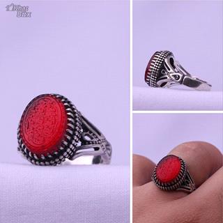 انگشتر سندلوس قرمز مردانه