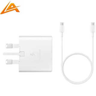 شارژر سامسونگ A24 کیفیت اورجینال - آداپتور به همراه کابل - مشکی / آداپتور اختصاصی