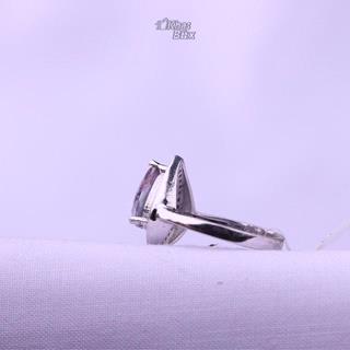 انگشتر طرح توپاز هفت رنگ زنانه