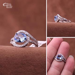 انگشتر طرح توپاز زنانه