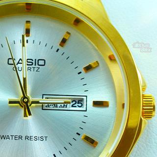 ساعت مچی عقربه ای اسپرت CASIO بند قهوه ای سوخته SW-016