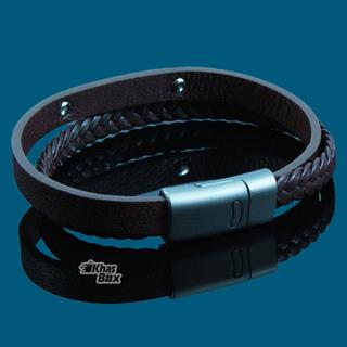 دستبند چرمی پسرانه  MONT BLANC