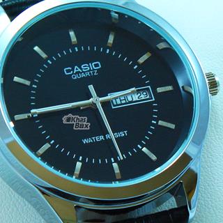 ساعت مچی عقربه ای اسپرت CASIO اصلی تقویم دار بند مشکی کد SW-021