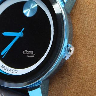 ساعت مچی عقربه ای اسپرت movado عقربه آبی کد SW-087