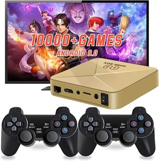 جعبه بازی ویدیویی بی‌سیم، بازی‌های کلاسیک 10000+ 2D/3D داخلی، خروجی 4K HD، کنسول بازی Plug and Play، پشتیبانی از 14 شبیه‌ساز بازی، مناسب برای خانه، - ارسال 20 روز کاری