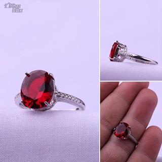 انگشتر طرح یاقوت زنانه