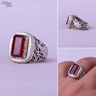 انگشتر یاقوت سرخ آفریقایی اصل مردانه