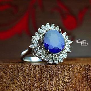 انگشتر یاقوت زنانه کد 75