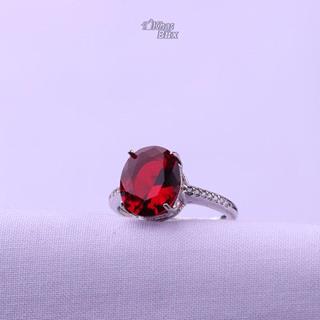 انگشتر طرح یاقوت زنانه