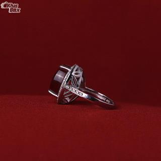 انگشتر عقیق یمنی جواهری زنانه