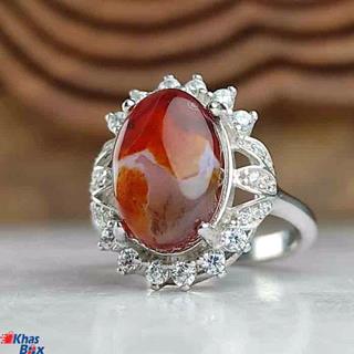 انگشتر عقیق زنانه یمن شجر اصلی