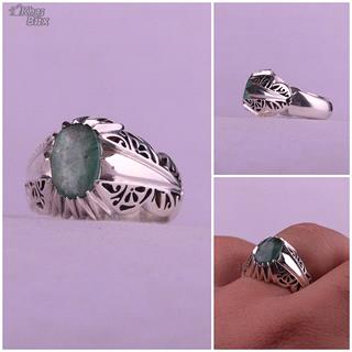 انگشتر  زمرد زامبیا اصل مردانه 